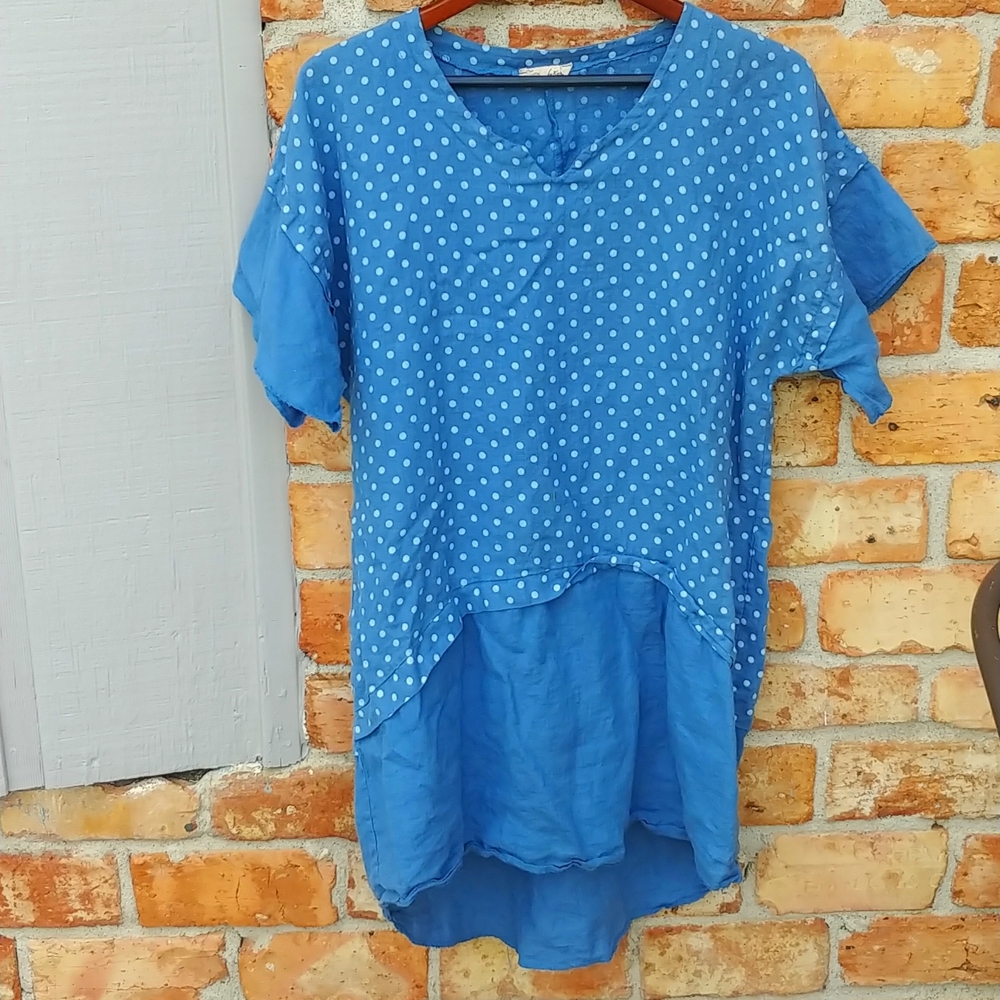 ITALIAN poke-a-dot dress